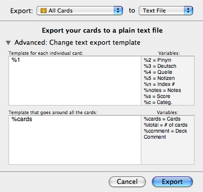 IFlash Export